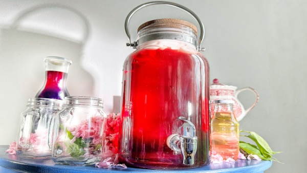 Limonade im Getränkespender