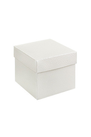 Geschenkbox 100 x 100 x 90 mm weiß (Karton, 200 Stück)