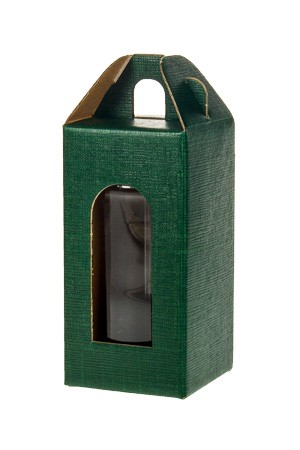Gläserkarton 1er 60 x 60 x 120 mm grün (Karton, 160 Stück)