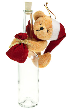 Weihnachtsplüschtier 'Teddybär' zum Anhängen