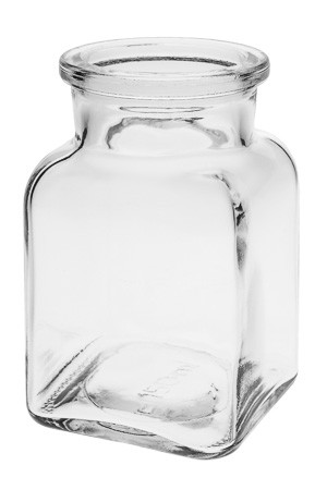 Stopfenglas 150 ml quadratisch (Palette, 4116 Stück)