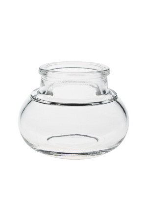 Korkenglas 40 ml bauchig (Pappstiege, 39 Stück)