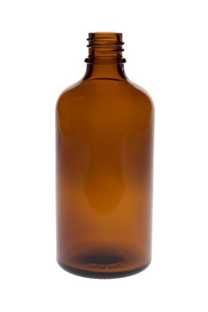 Tropfflasche 100 ml braun Typ A (Schrumpfverpackung, 49 Stück)