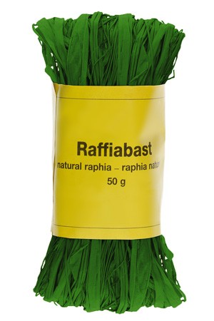 Raffia Bast 50 g grün