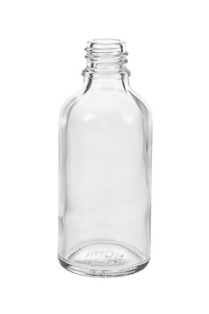 Tropfflasche 50 ml weiß (Pappstiege, 90 Stück)