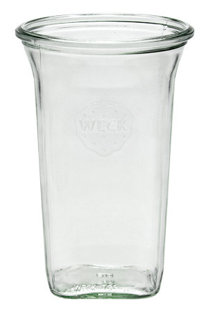 WECK-Quadroglas 795 ml (Karton, 62 Stück)