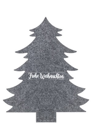 Besteckhalter 'Tannenbaum' aus Filz, 19 x 23 cm