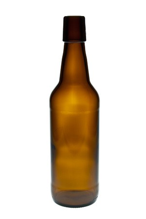 Bügelflasche 500 ml braun (Palette, 2376 Stück)