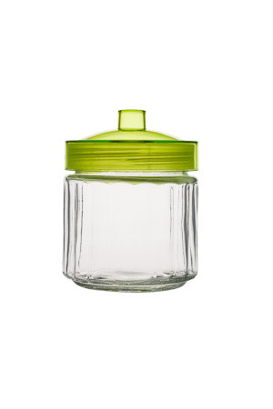 Vorratsglas 0,9 Liter, Deckel grün