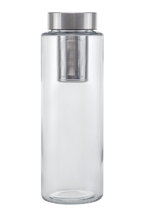 Glasflasche Simax 'Exclusive' 1000 ml mit Siebeinsatz (Karton, 6 Stück)