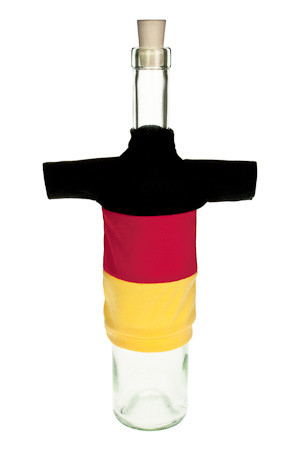 Flaschendeko 'Deutschland-Trikot'