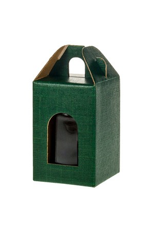 Gläserkarton 1er 60 x 60 x 90 mm grün (Karton, 150 Stück)