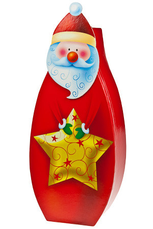Flaschenbox 'Weihnachtsmann'