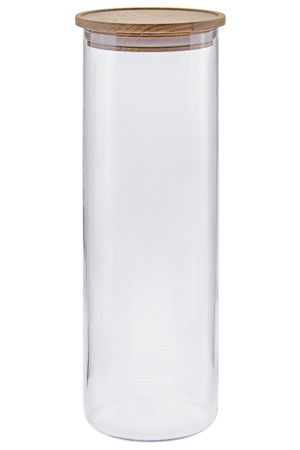 Vorratsglas Simax 2 Liter mit Holzdeckel