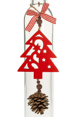 Weihnachtsanhänger 'Tannenbaum mit Zapfen'