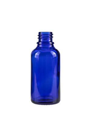 Tropfflasche 30 ml blau (Schrumpfverpackung, 110 Stück)