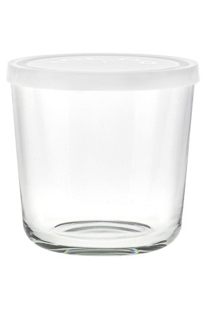 Servierglas 'Igloo' 750 ml mit Deckel, weiß
