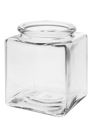 Korkenglas 200 ml quadratisch (Palette, 5400 Stück)